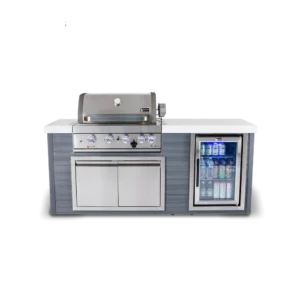Mont Alpi 4-Burner Artwood Island - Stainless Steel