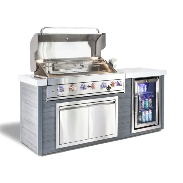 Mont Alpi 6-Burner Artwood Island - Stainless Steel