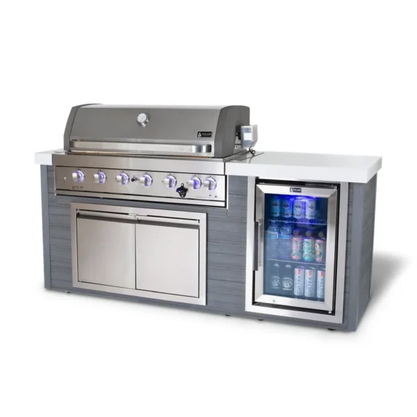 Mont Alpi 6-Burner Artwood Island - Stainless Steel
