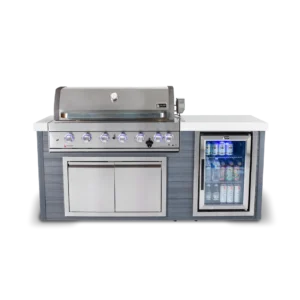 Mont Alpi 6-Burner Artwood Island - Stainless Steel