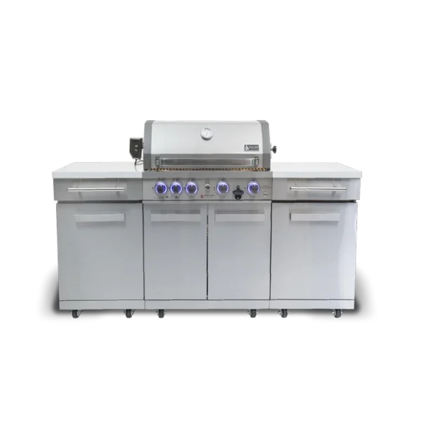 Mont Alpi Compact Outdoor Kitchen Island - Stainless Steel