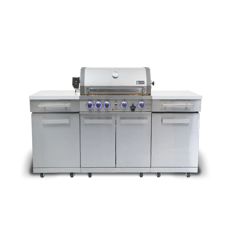 Mont Alpi Compact Outdoor Kitchen Island - Stainless Steel