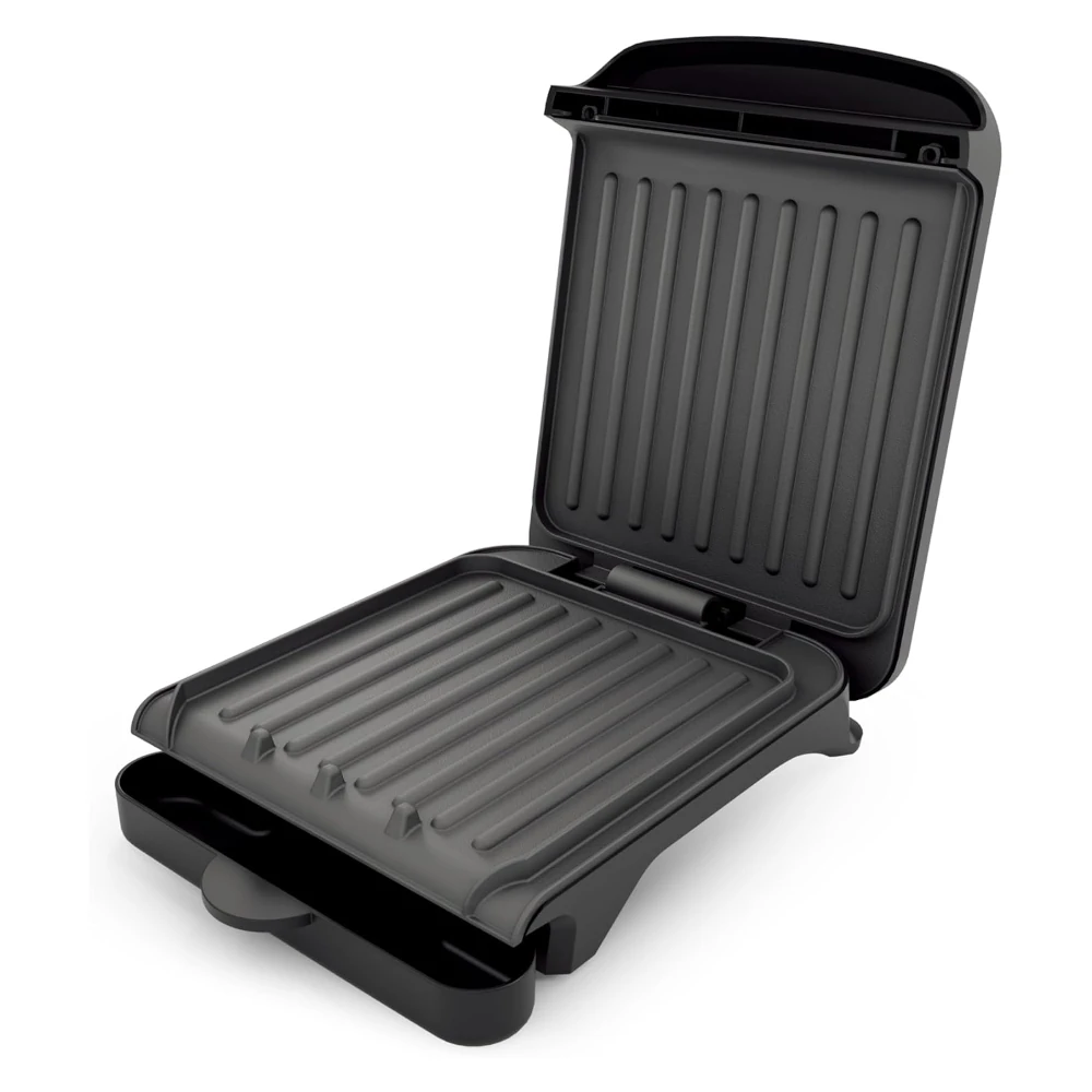 Ovente Electric Indoor Grill & Panini Press - Black