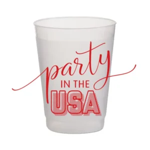 Rosanne Beck Party in the USA Frost Flex Cups, Pack of 8
