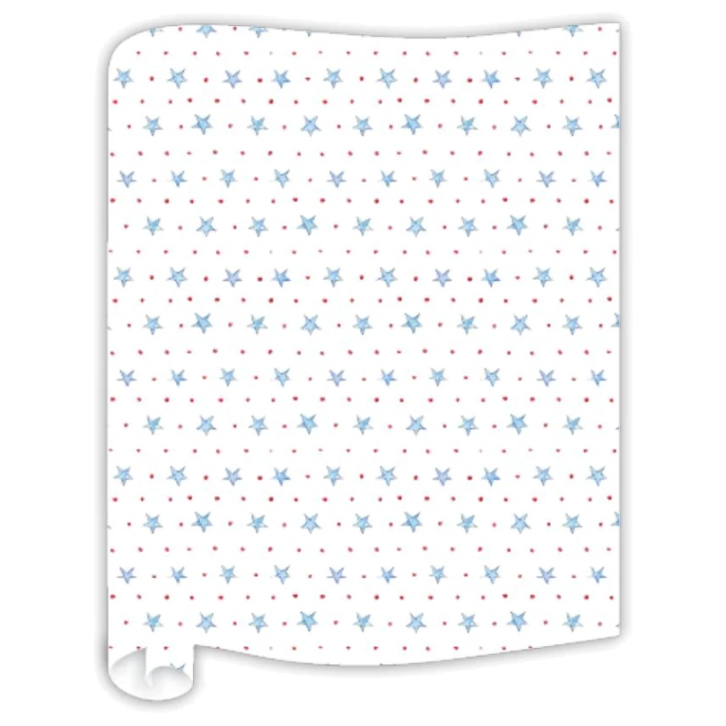 Rosanne Beck Stars and Dots Paper Table Runner