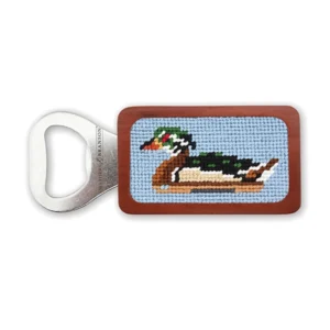 Smathers & Branson Wood Duck Decoy Bottle Opener - Antique Blue