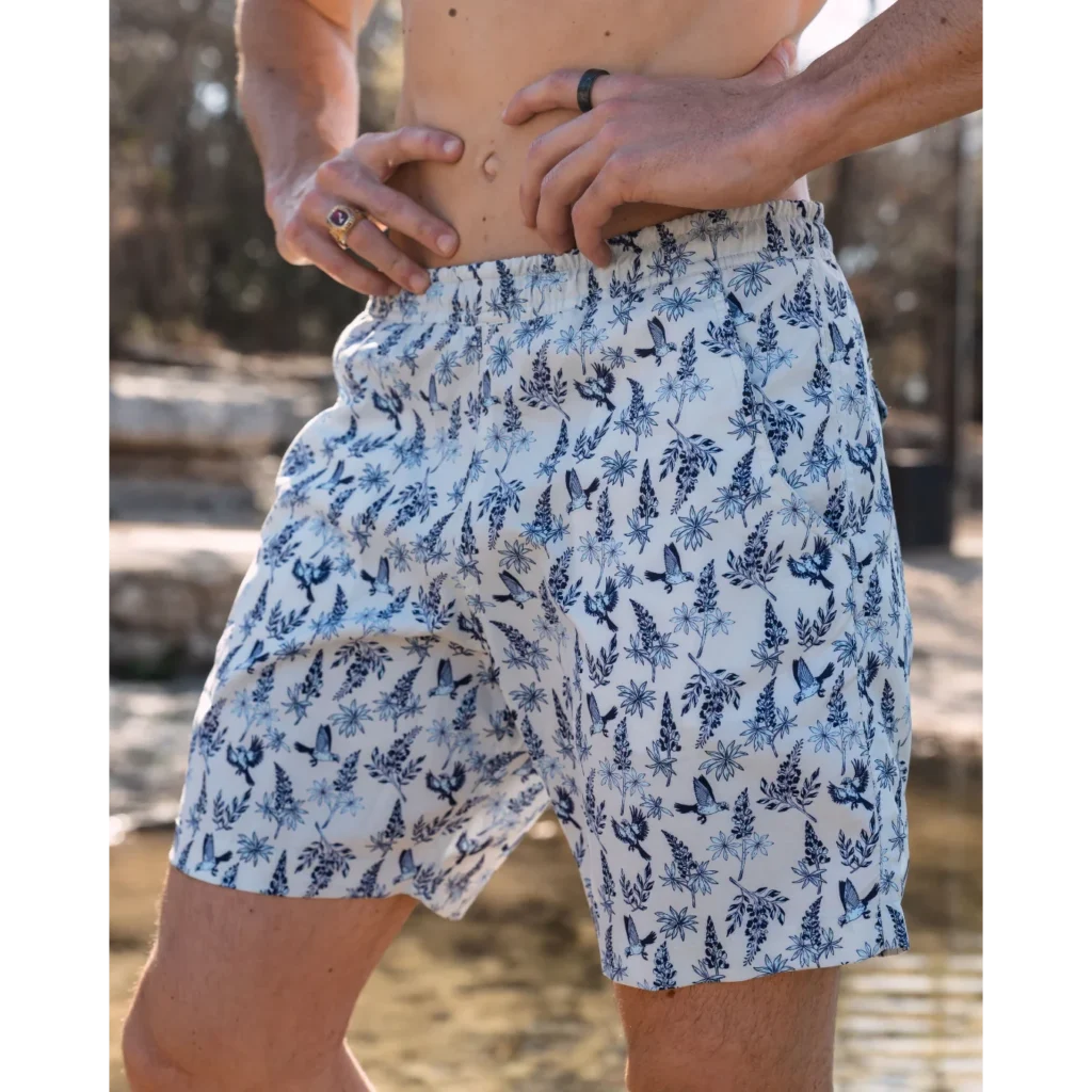 Texas Standard Waterloo Swim Shorts - Bluebonnet