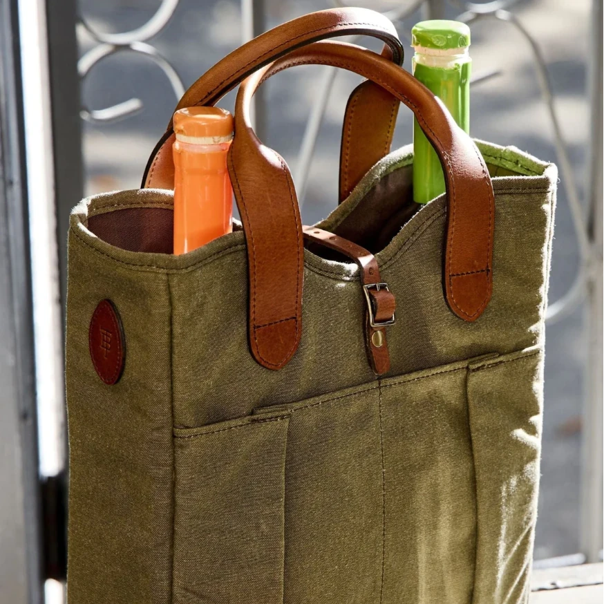 Tom Beckbe Canvas Whiskey Tote - Sawgrass