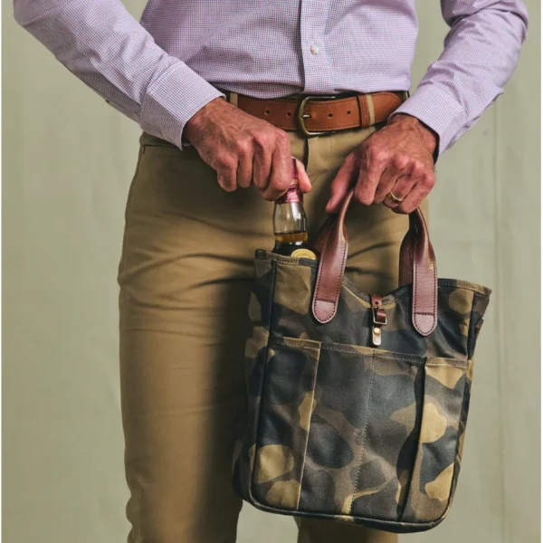 Tom Beckbe Whiskey/Wine Tote - Classic Camo (Timber)