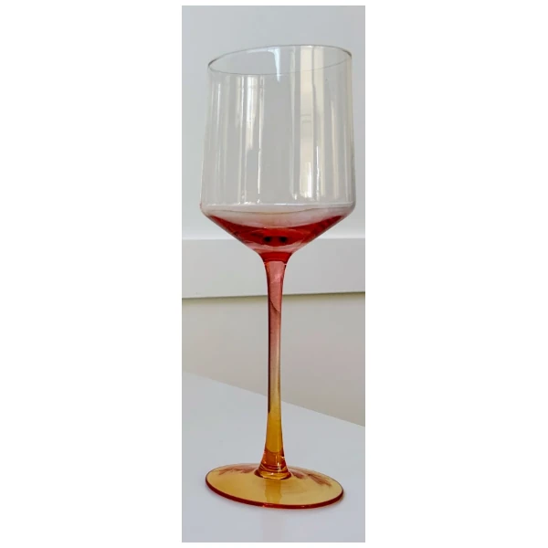 Byrdeen Amber Wine Glass