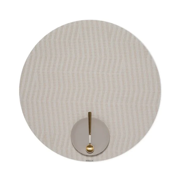 Chilewich Dune Round Placemat - Canvas