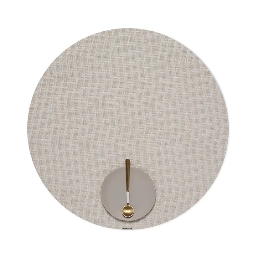 Chilewich Dune Round Placemat - Canvas