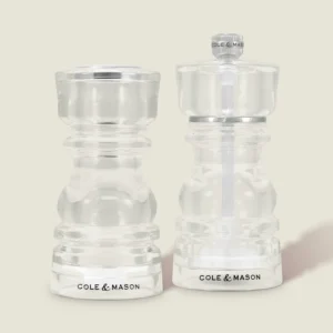 Cole & Mason London Salt Shaker & Pepper Mill Set - Acrylic