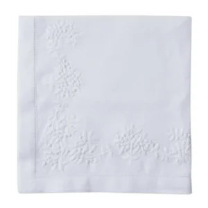 Deborah Rhodes Royal Garden Napkin - White