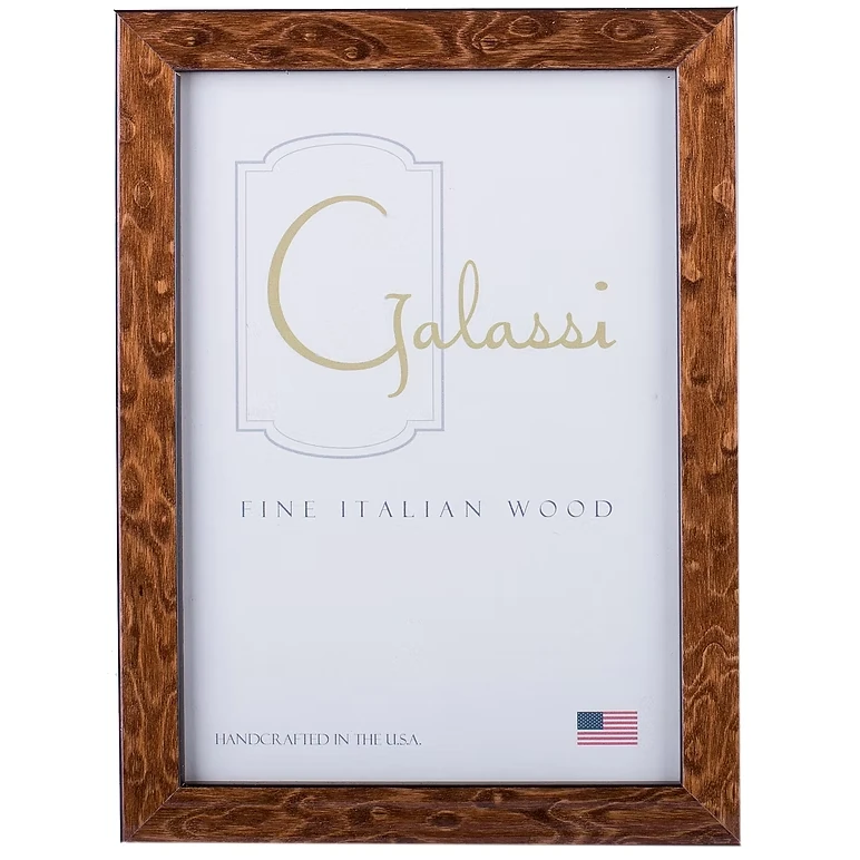 FG Galassi Thin Brown Burl 3×5 Frame