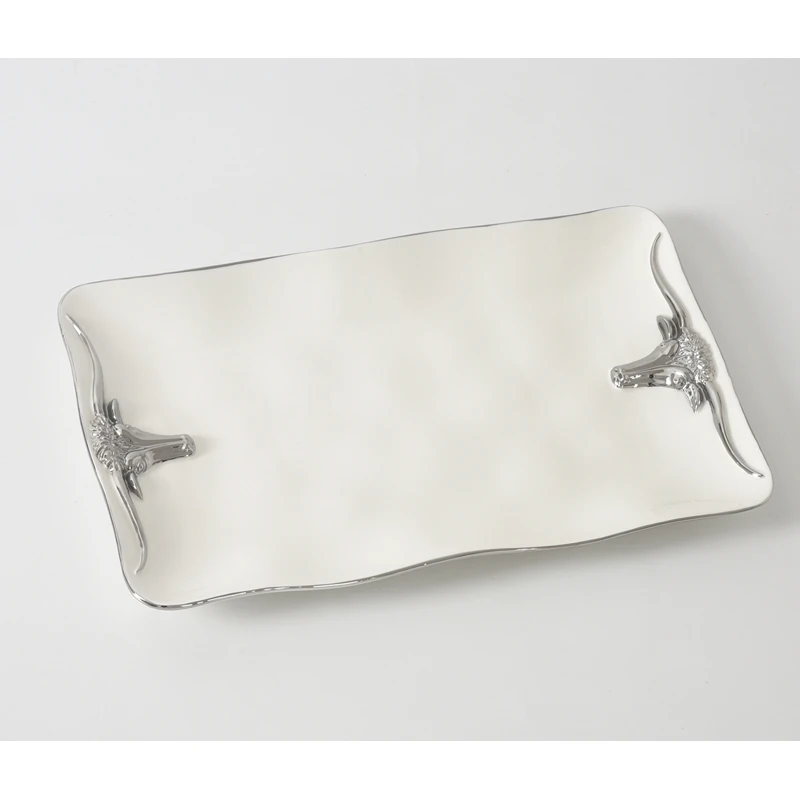 Pampa Bay Longhorn Rectangular Platter