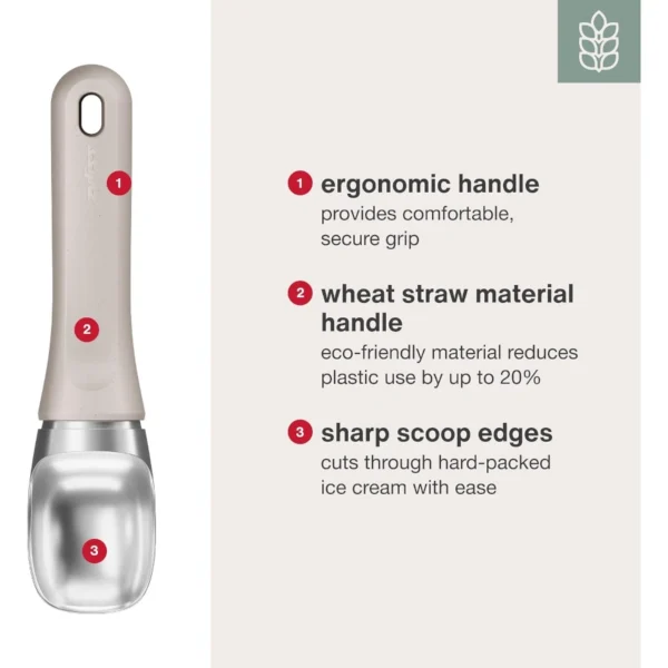 Zyliss Ice Cream Scoop - Natural Beige