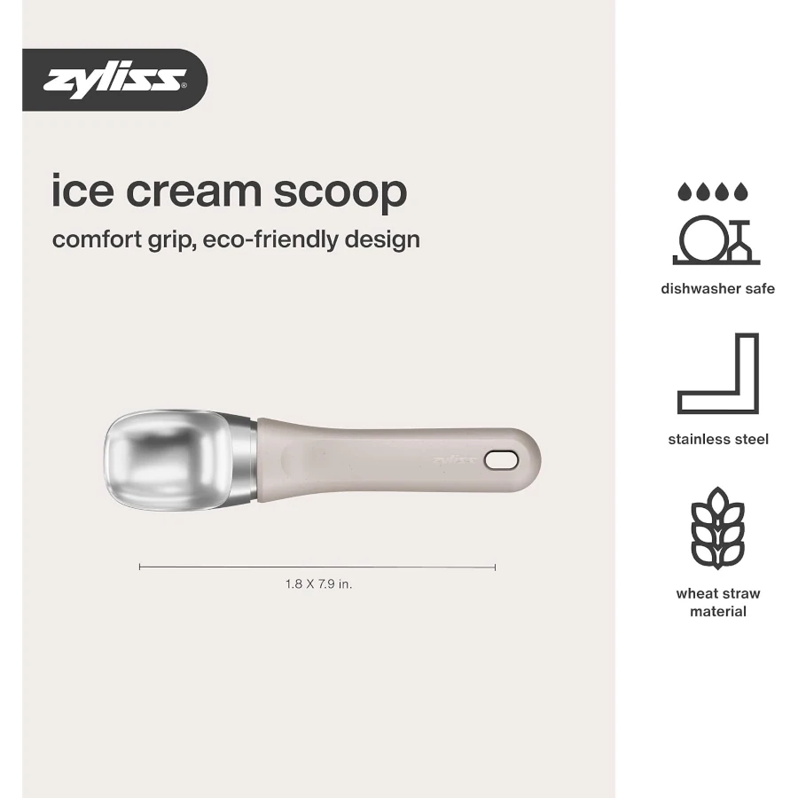 Zyliss Ice Cream Scoop - Natural Beige