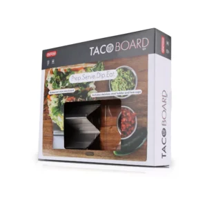 Dexas Acacia Wood Taco Board Set