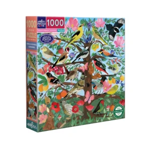 EeBoo French Medieval Songbirds 1000 Piece Puzzle
