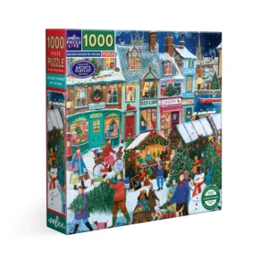EeBoo Holiday Market by the Sea 1000 Piece Puzzle