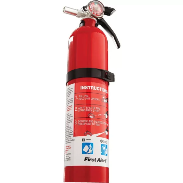First Alert 10-B:C Rechargeable Garage Fire Extinguisher