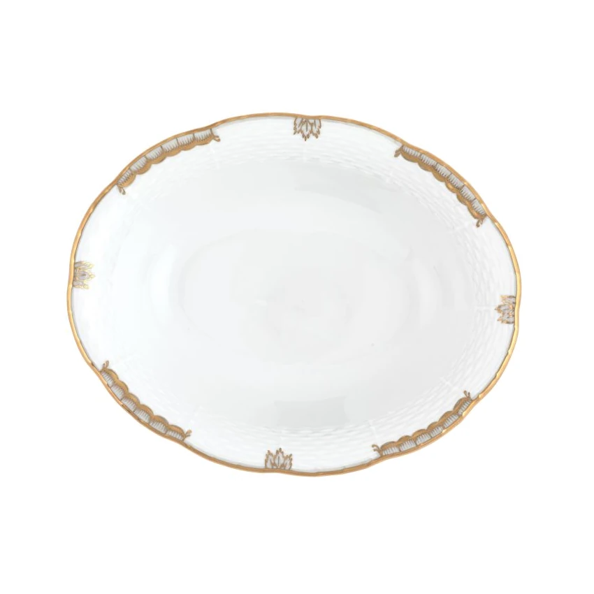 Herend Oval Vegetable Dish - Green