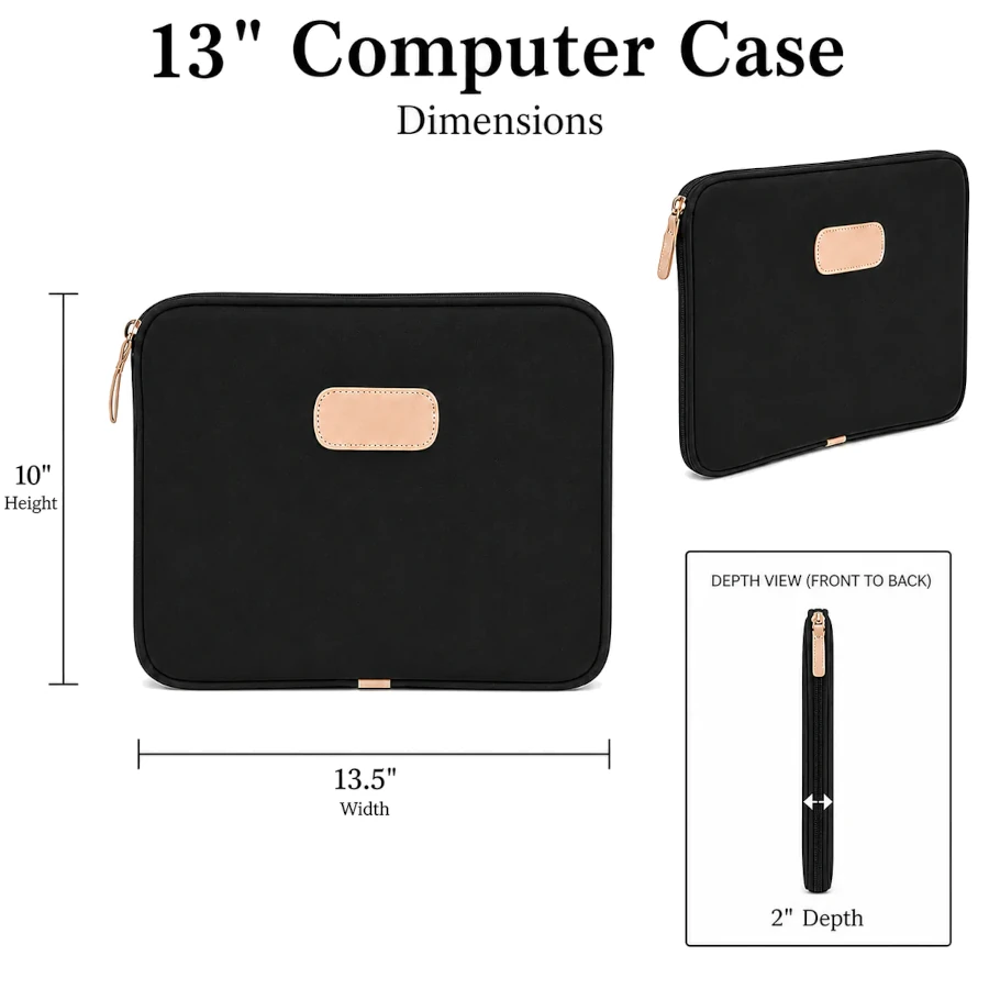 Jon Hart 13″ Computer Case - Tan