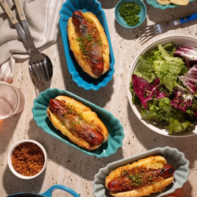 Le Creuset Bistro Boat - Sea Salt