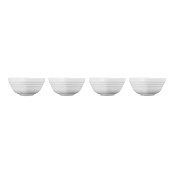 Le Creuset Mini Heart Bowls, Set of 4 - White