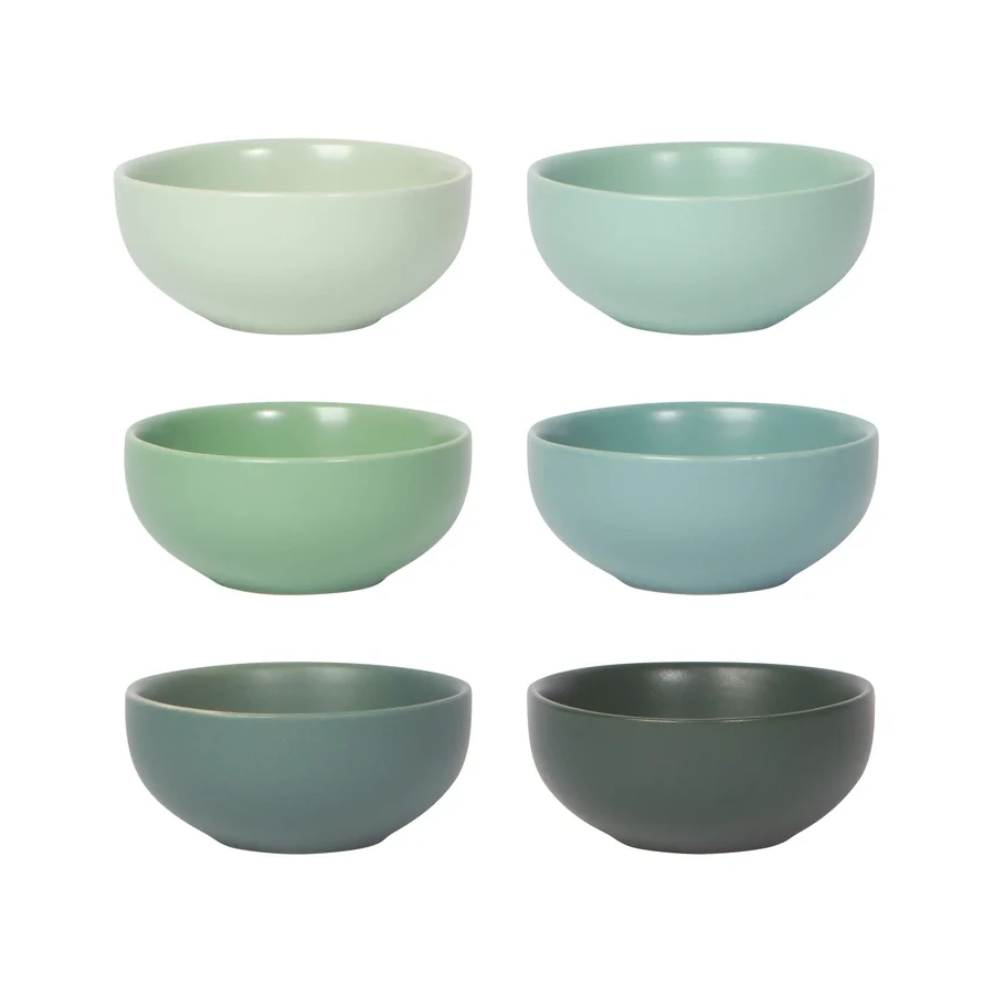 Now Designs by Danica - Leaf Pinch Bowls, Set of 6