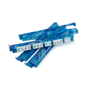 Oh My Mahjong Blue Lace Agate Rack and Pusher Set
