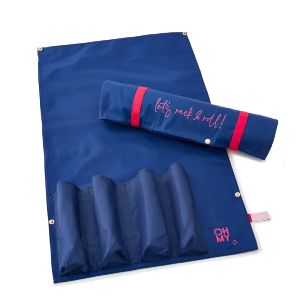 Oh My Mahjong Let's Rack & Roll Bag - Navy