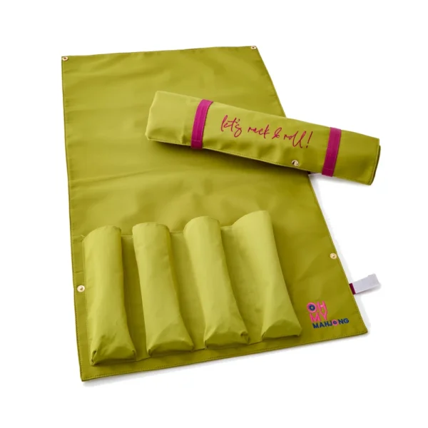 Oh My Mahjong Let's Rack & Roll Bag - Olive