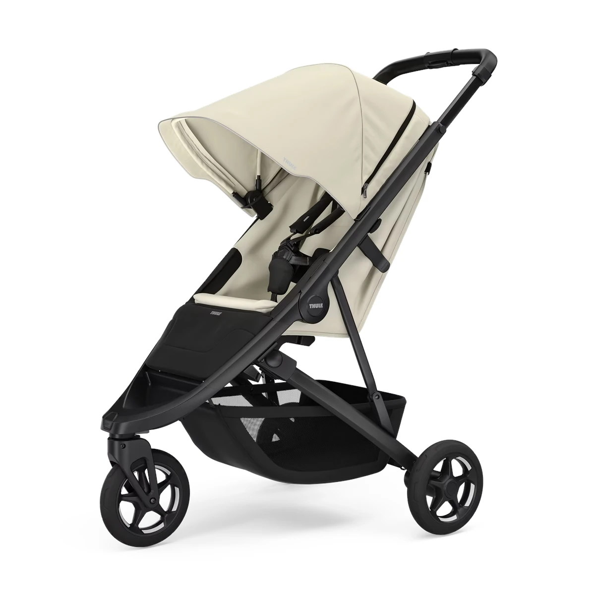 Thule Spring 2 Compact All-Terrain Stroller - Soft Beige/Black