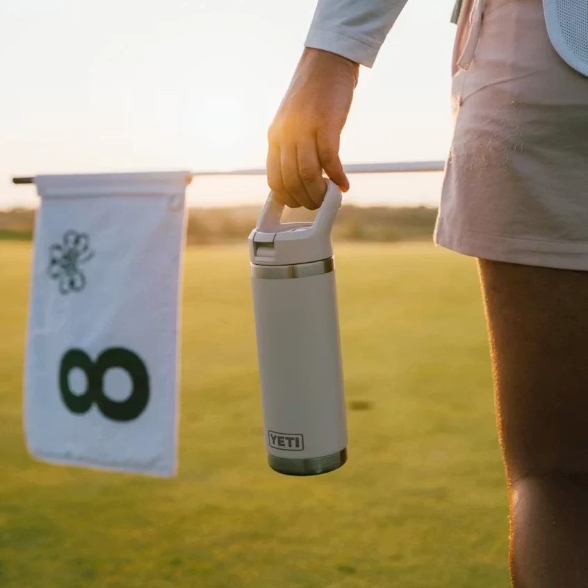 Yeti Rambler 18oz Water Bottle with Color-Matched Straw Cap - Big Sky Summer Camp