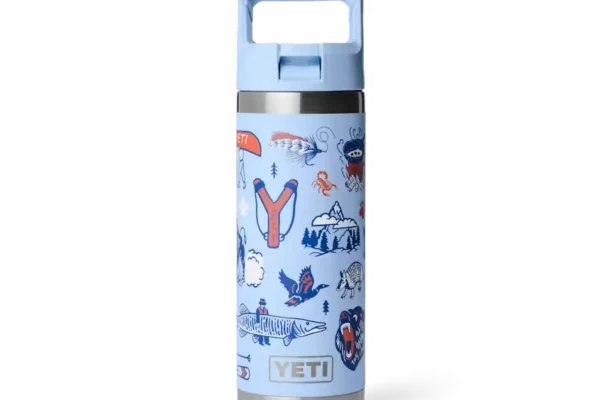 Yeti Rambler 18oz Water Bottle with Color-Matched Straw Cap - Big Sky Summer Camp