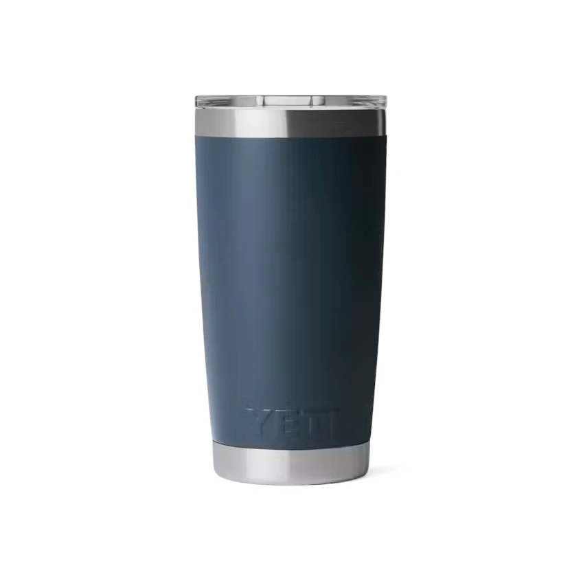 Yeti Rambler 20oz Tumbler with MagSlider Lid - Navy Badge