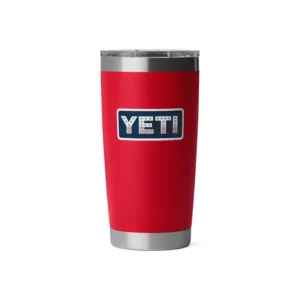 Yeti Rambler 20oz Tumbler with MagSlider Lid - Red Badge