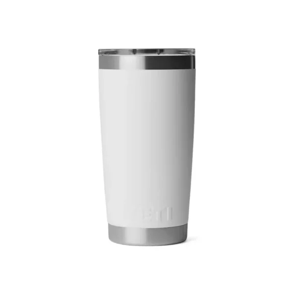 Yeti Rambler 20oz Tumbler with MagSlider Lid - White Badge
