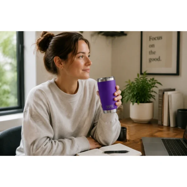 Yeti Rambler 20oz Tumbler with MagSlider Lid - Pace Purple