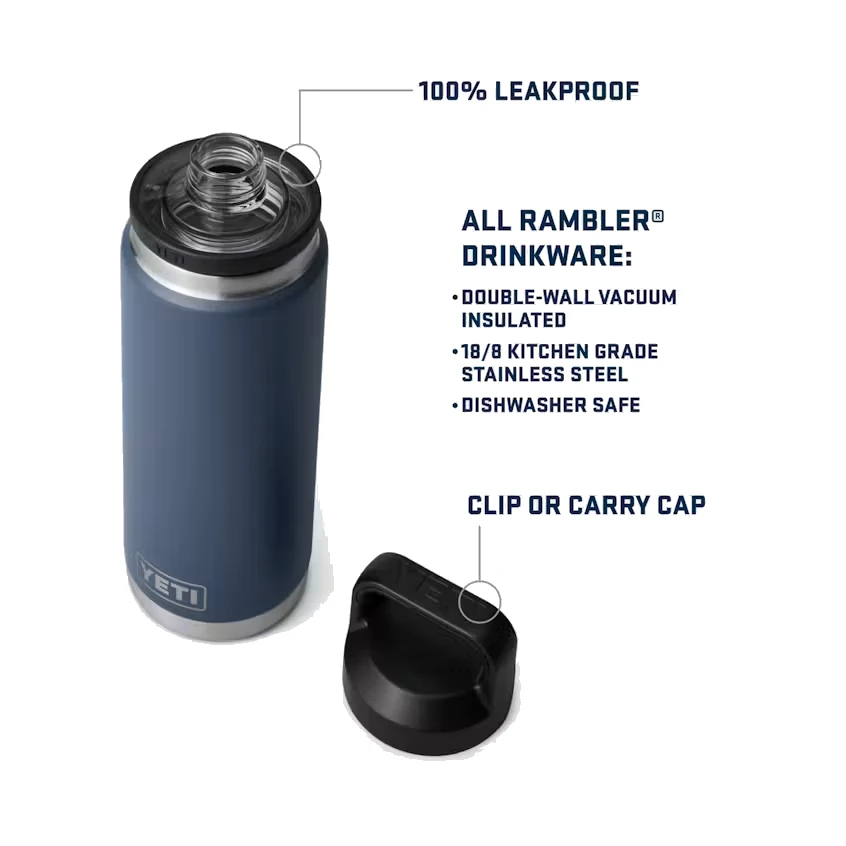 Yeti Rambler 26oz Water Bottle with Chug Cap - Desert Bloom