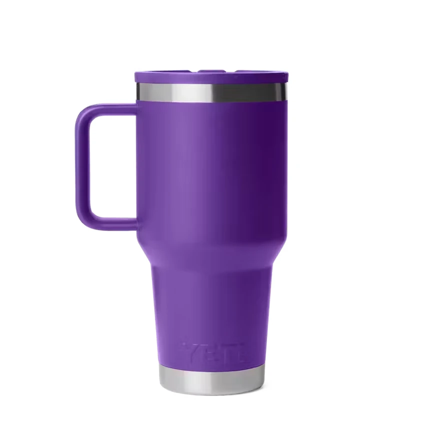 Yeti Rambler 30 oz Travel Mug with Straw Lid - Pace Purple