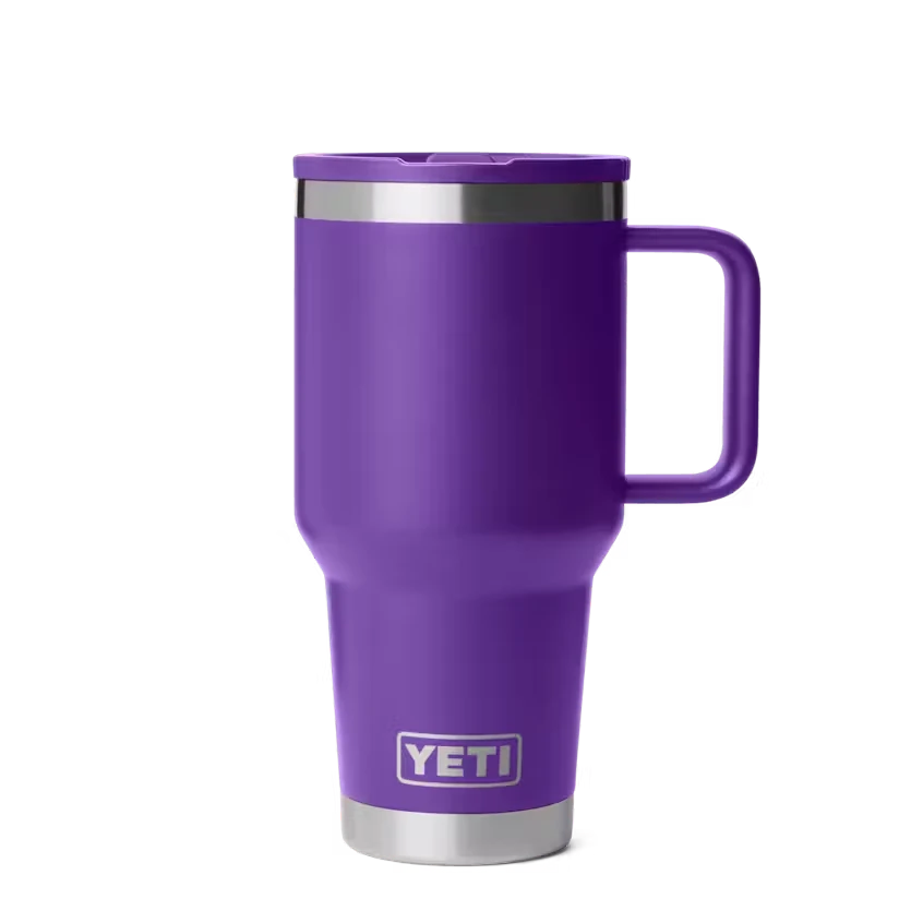 Yeti Rambler 30 oz Travel Mug with Straw Lid - Pace Purple