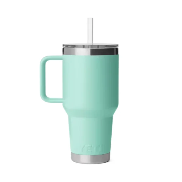 Yeti Rambler 35oz Mug with Straw Lid - Seafoam