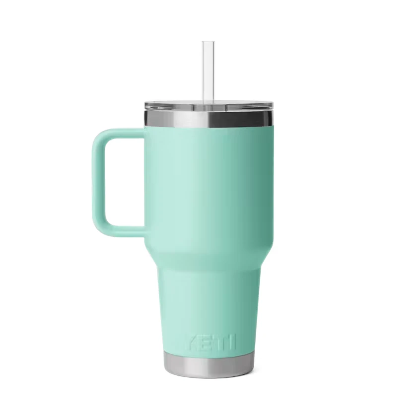 Yeti Rambler 35oz Mug with Straw Lid - Seafoam
