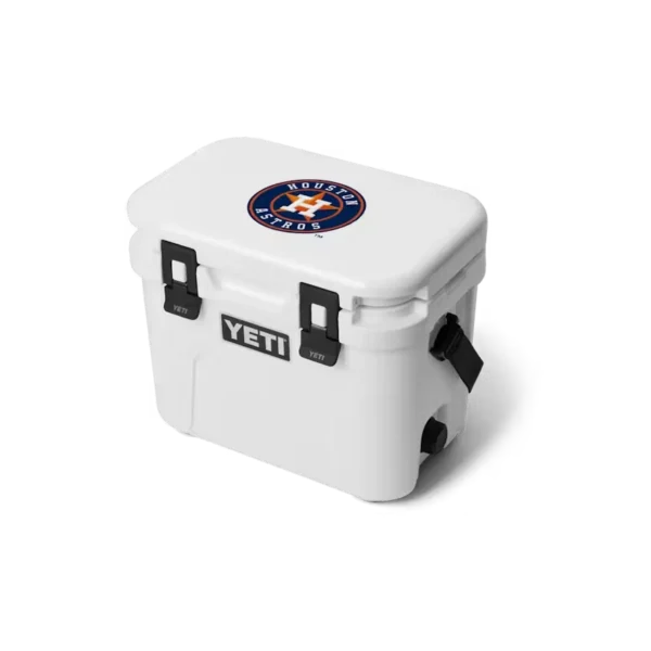 Yeti Roadie 15 Hard Cooler - Houston Astros: White