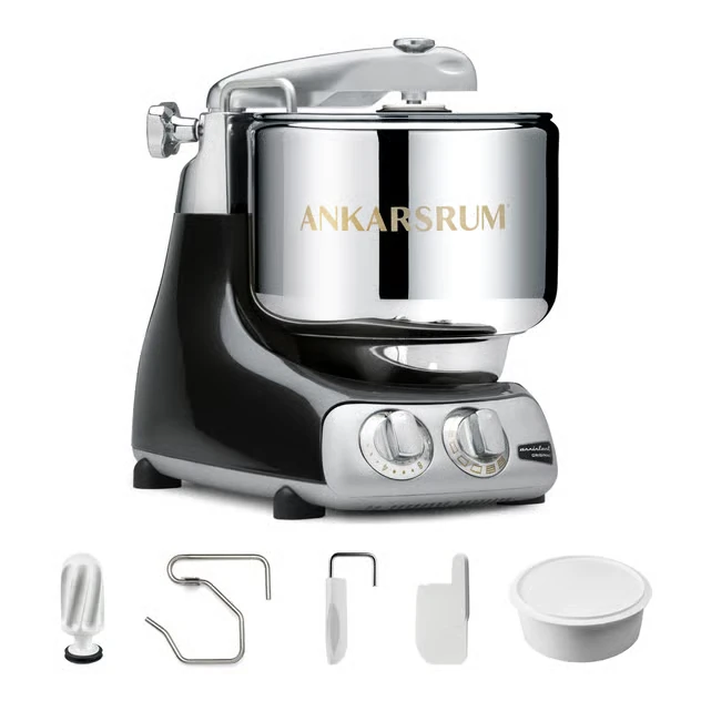 Ankarsrum Assistent Original Stand Mixer Essential Package – Black Diamond