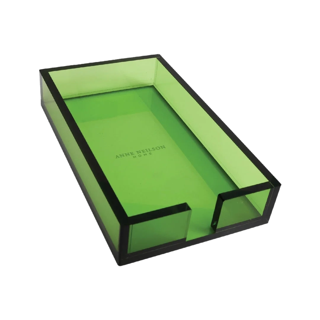 Anne Neilson Green Acrylic Guest Towel Tray