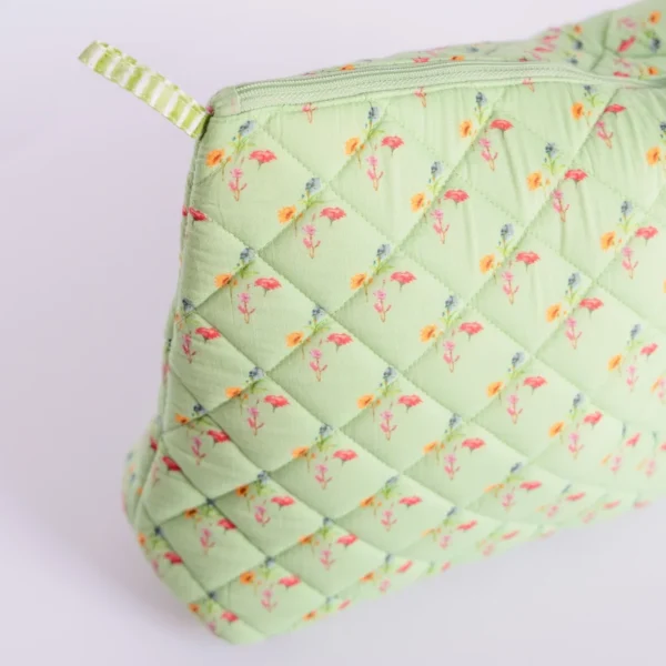 Anne Neilson Large Green Multi Cosmetic Bag